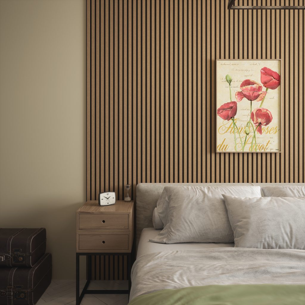 Medium Oak Wall Panel