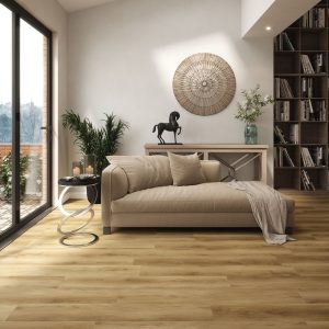 Heartwood Oak Glue Down LVT Plank