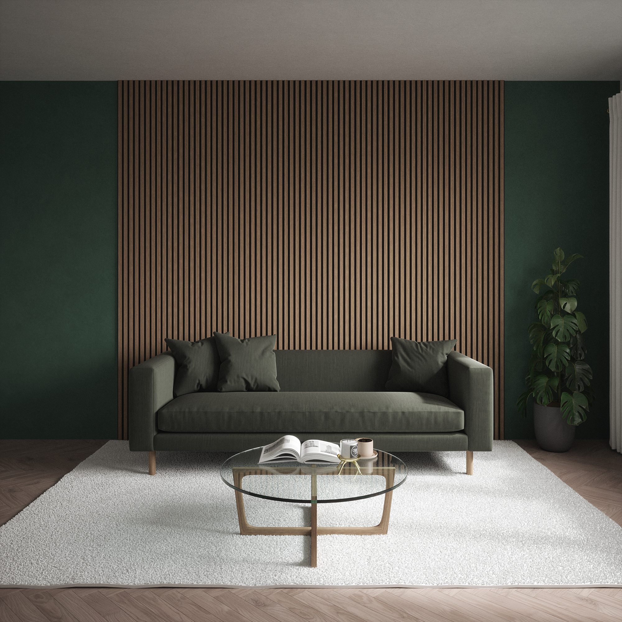 2.4m Chestnut Wall Panel - Image 4