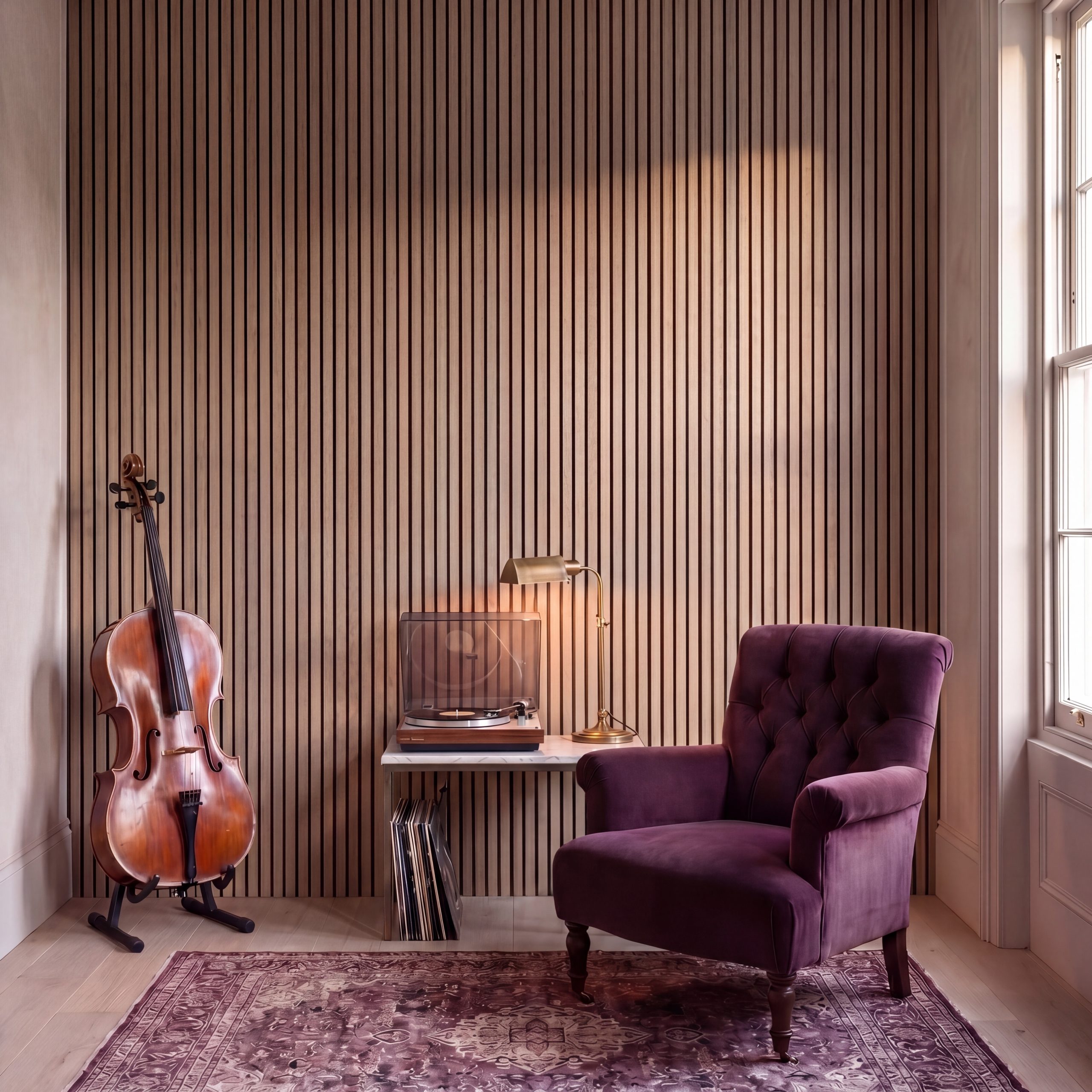 Chestnut Slat for Chestnut Acoustic Wall Panel - Image 5